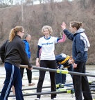 High 5 after racing